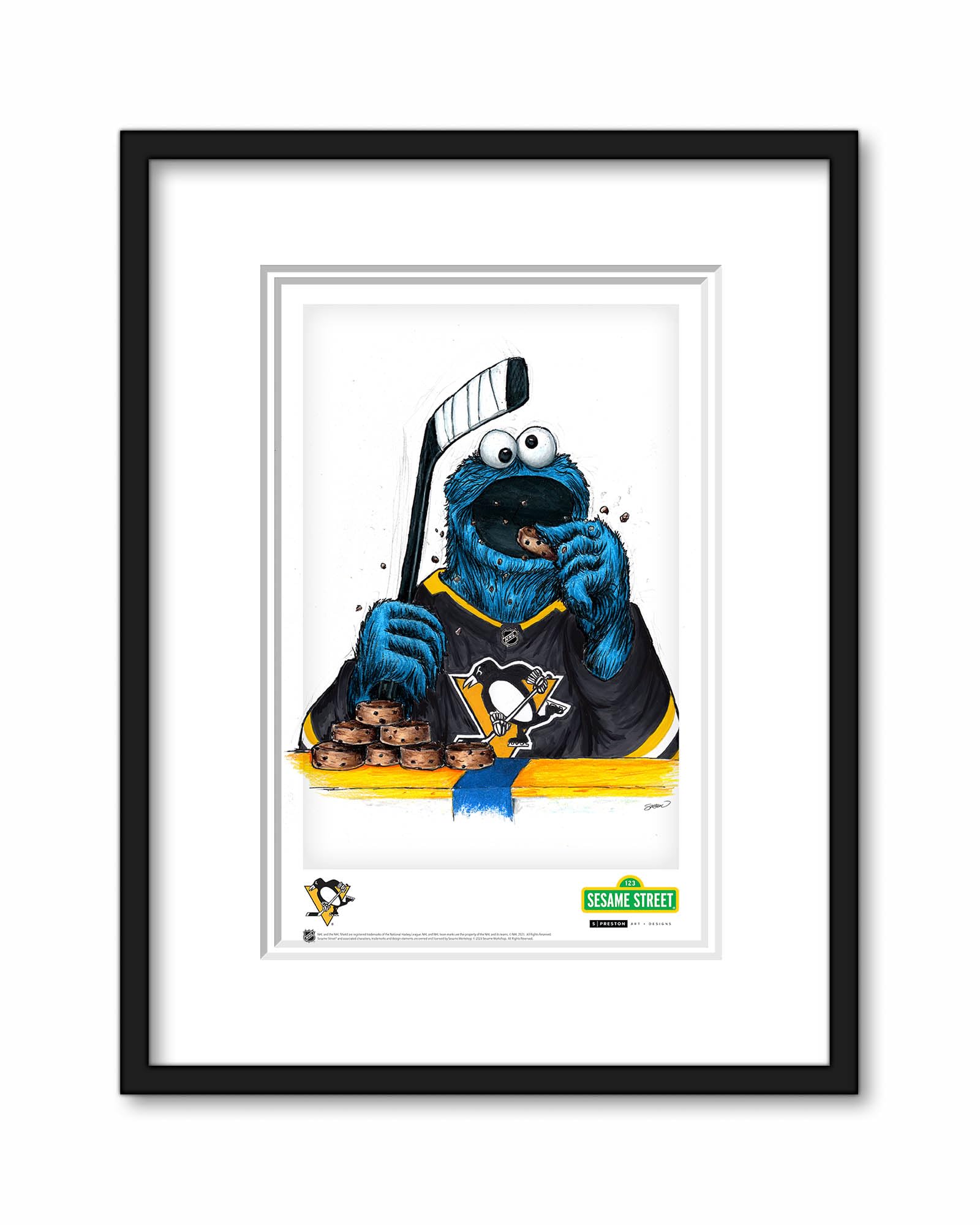 Amazon.com: Pittsburgh Penguins Cookie Monster NHL Looney Tunes